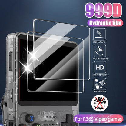 Ultimate R36S/R35S Screen Protection & Storage Solution: Tempered Glass Film with EVA Carrying Case